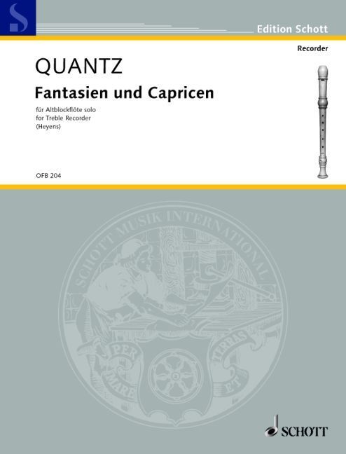 Cover: 9790001138666 | Fantasien und Capricen | Johann Joachim Quantz | Buch | 32 S. | 2006
