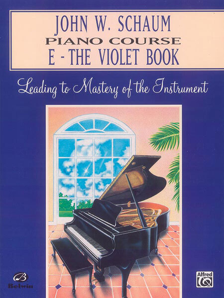 Cover: 29156191110 | John W. Schaum Piano Course, E: The Violet Book | John W. Schaum