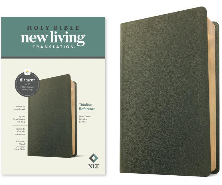 Cover: 9781496474124 | NLT Thinline Reference Bible, Filament-Enabled Edition (Genuine...