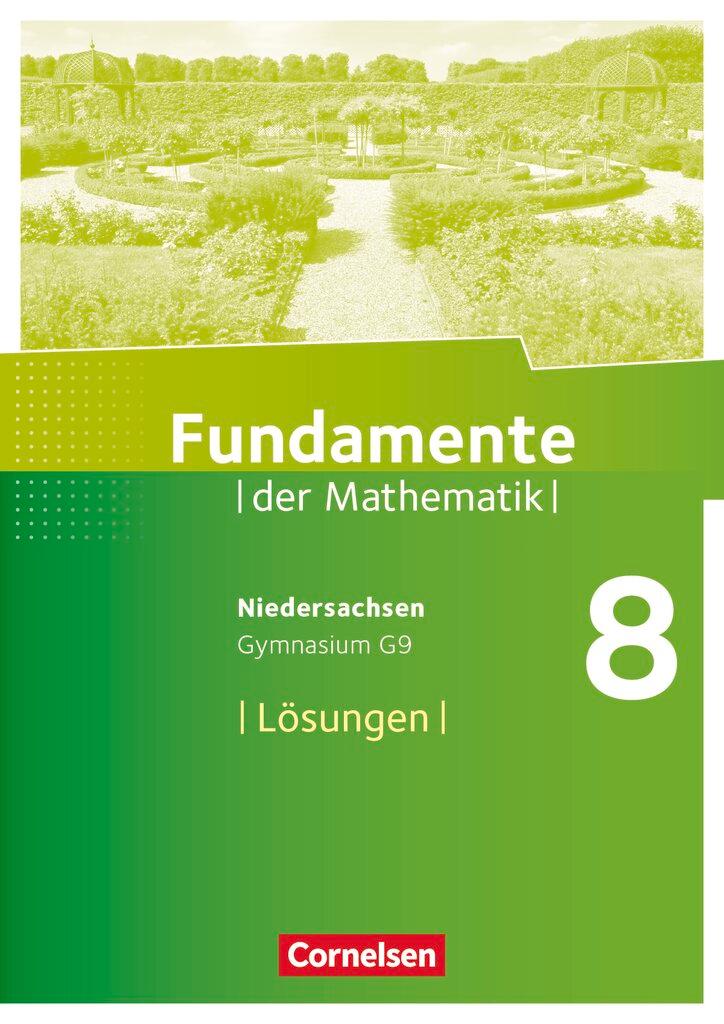 Cover: 9783060413256 | Fundamente der Mathematik 8. Schuljahr. Lösungen zum Schülerbuch....