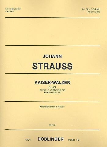 Cover: 9790012086932 | Kaiser-Walzer Op. 437 | Koloraturwalzer | Johann Strauss Jr. | Buch