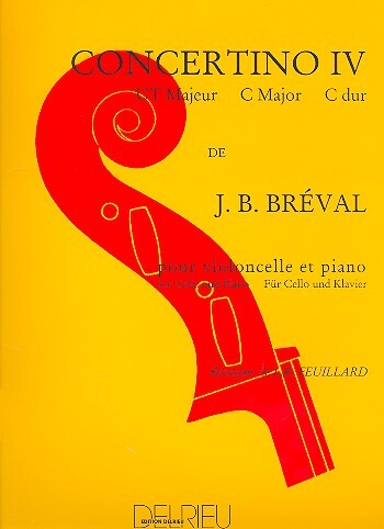 Cover: 9790231705119 | Concertino 4 C Major | Jean-Baptiste Breval | Buch | Edition Delrieu