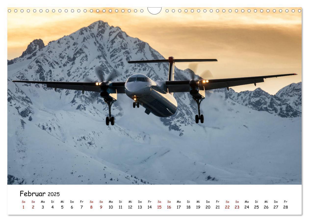 Bild: 9783435122547 | Flugzeuge in beeindruckender Kulisse (Wandkalender 2025 DIN A3...