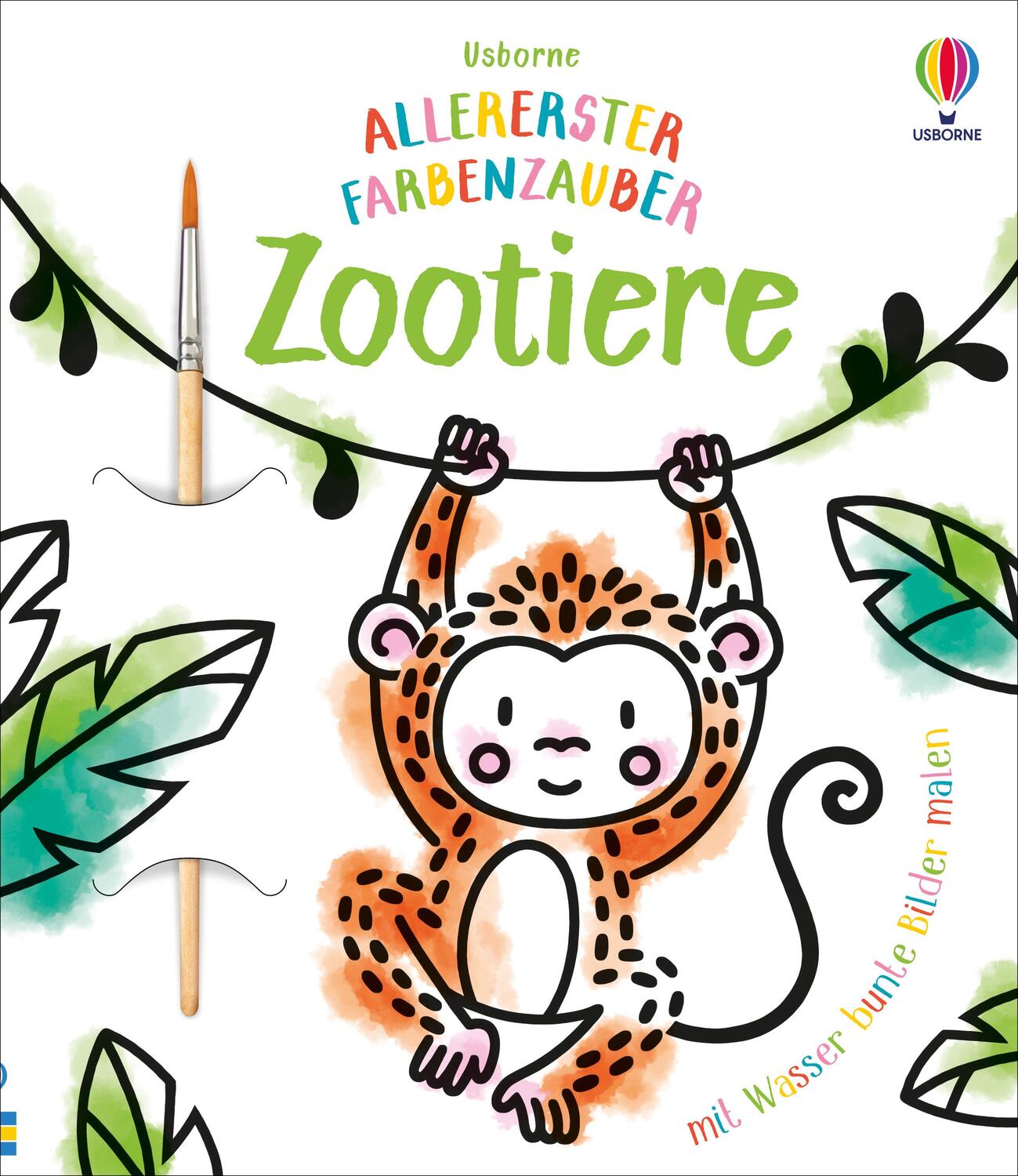 Cover: 9781789417357 | Allererster Farbenzauber: Zootiere | mit Pinsel | Abigail Wheatley
