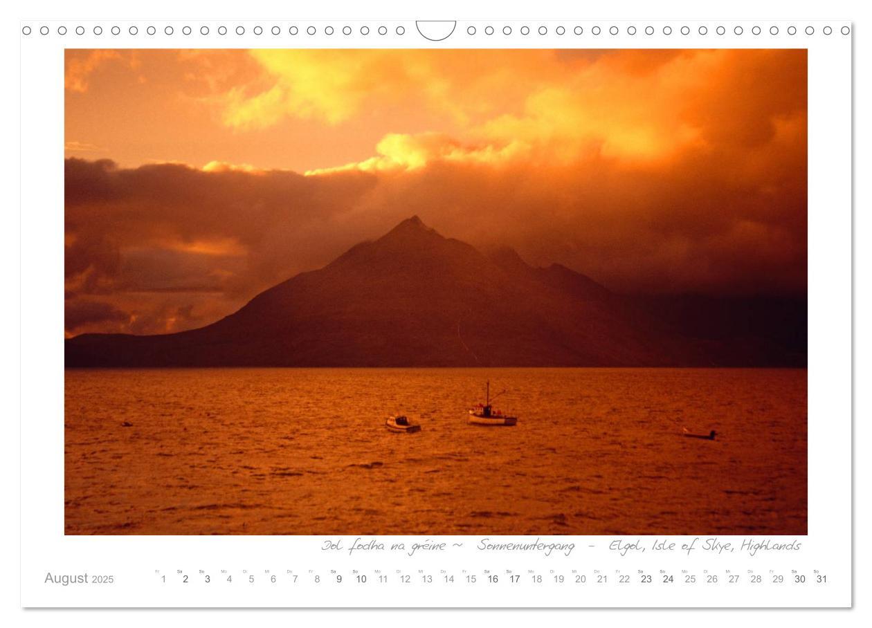 Bild: 9783435822591 | Sehnsucht Schottland (Wandkalender 2025 DIN A3 quer), CALVENDO...