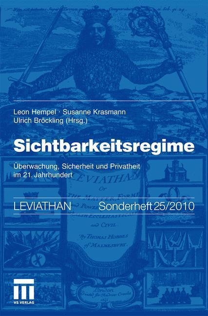 Cover: 9783531164113 | Sichtbarkeitsregime | Leon Hempel (u. a.) | Taschenbuch | Paperback