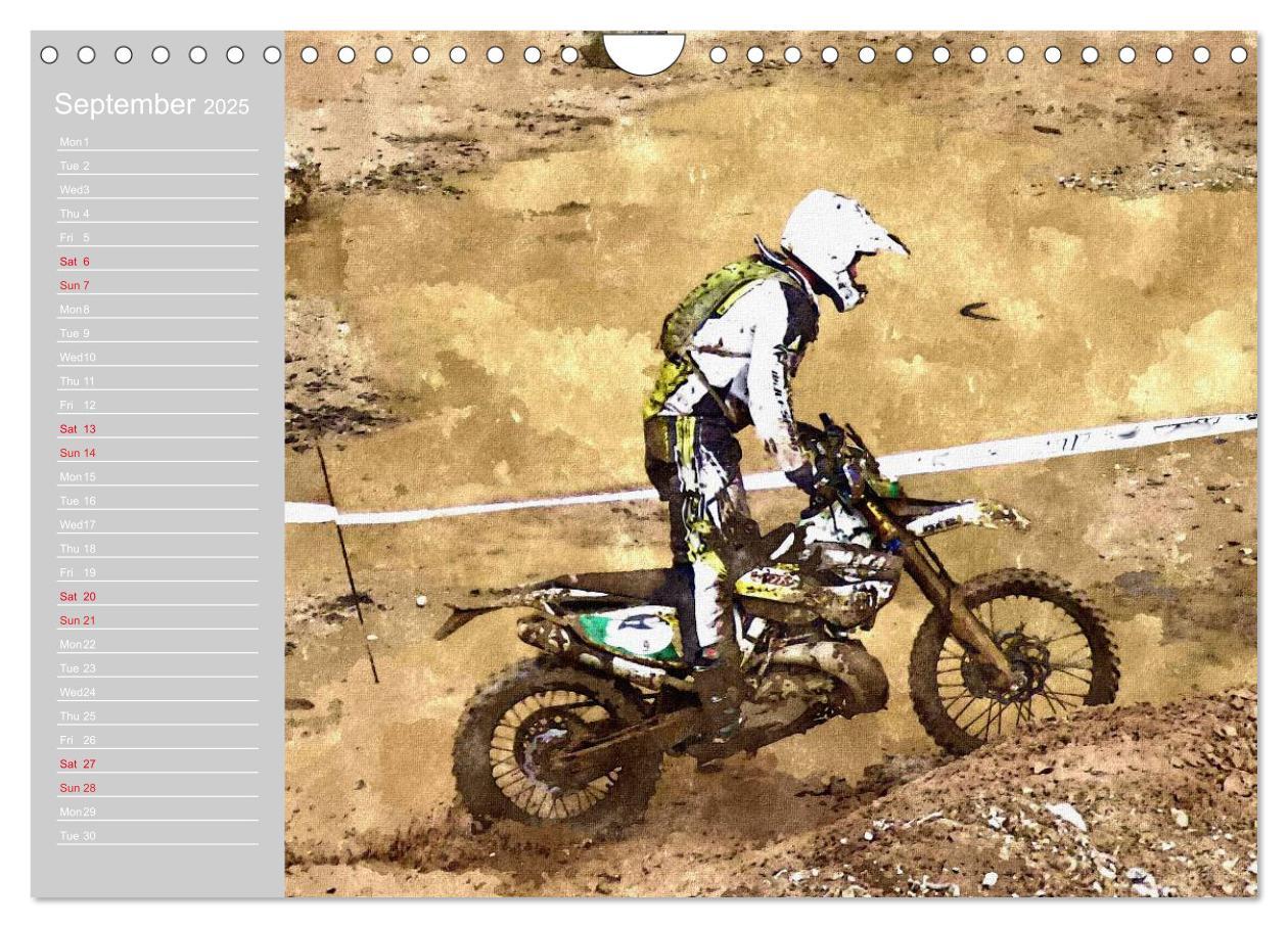 Bild: 9781325952175 | ENDURO RACING 2 (Wall Calendar 2025 DIN A4 landscape), CALVENDO 12...