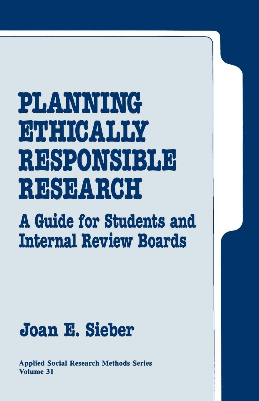 Cover: 9780803939646 | Planning Ethically Responsible Research | Joan E. Sieber | Taschenbuch