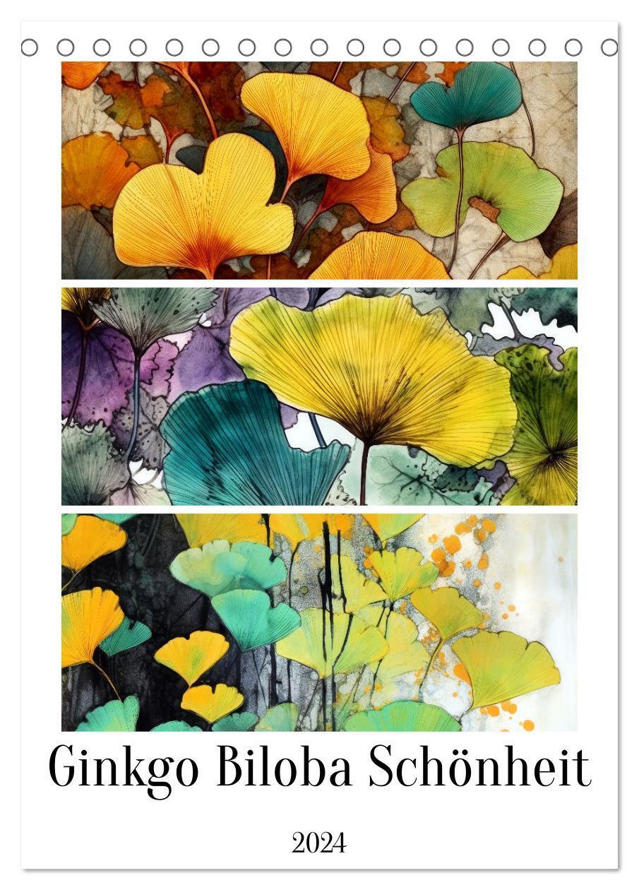 Cover: 9783383719301 | Ginkgo Biloba Schönheit (Tischkalender 2024 DIN A5 hoch), CALVENDO...