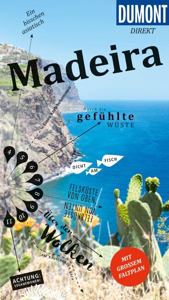 Cover: 9783616000015 | DuMont direkt Reiseführer Madeira | Mit großem Faltplan | Lipps | Buch