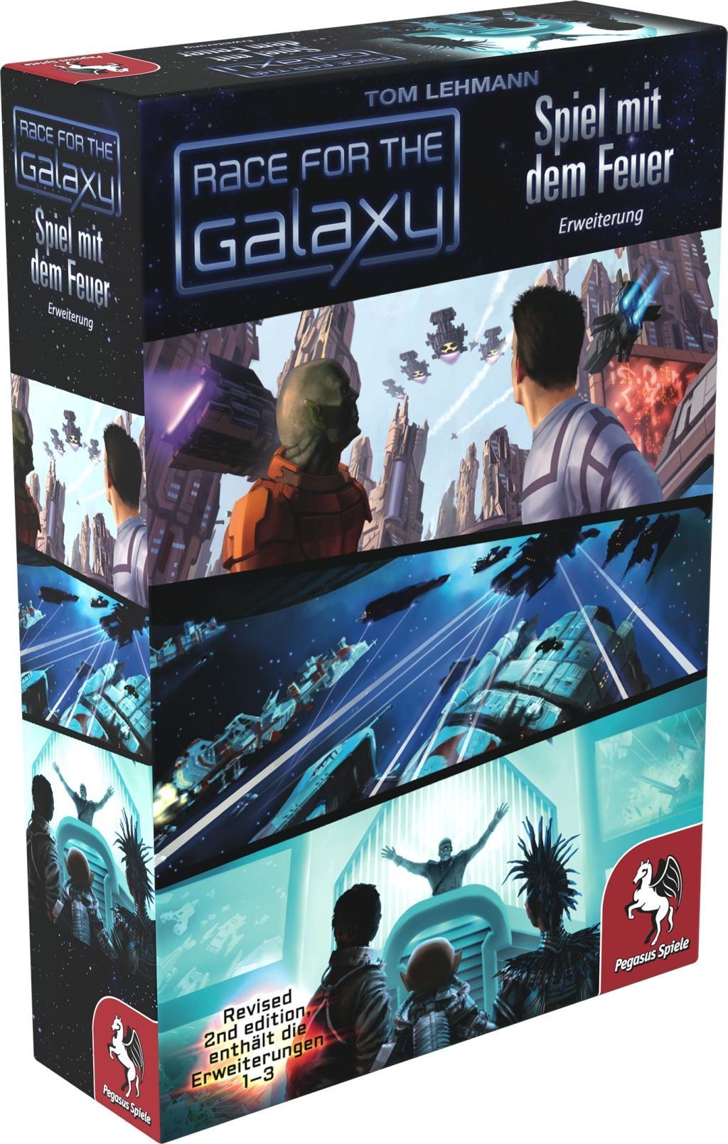 Cover: 4250231718137 | Race for the Galaxy Erweiterung 1-3 Bundle - Spiel mit dem Feuer