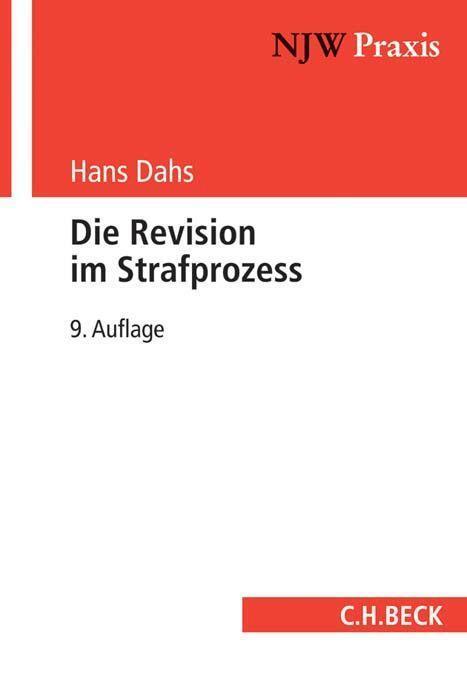 Cover: 9783406700675 | Die Revision im Strafprozess | Hans Dahs | Taschenbuch | kartoniert