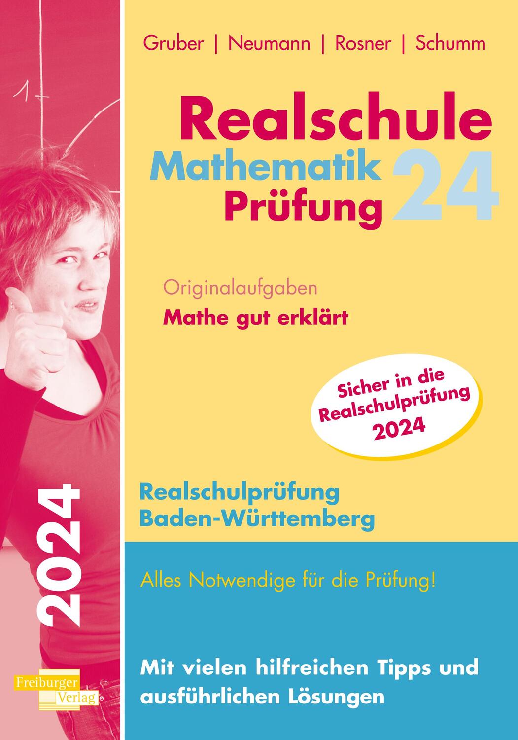 Cover: 9783868148473 | Realschule Mathematik-Prüfung 2024 Originalaufgaben Mathe gut...
