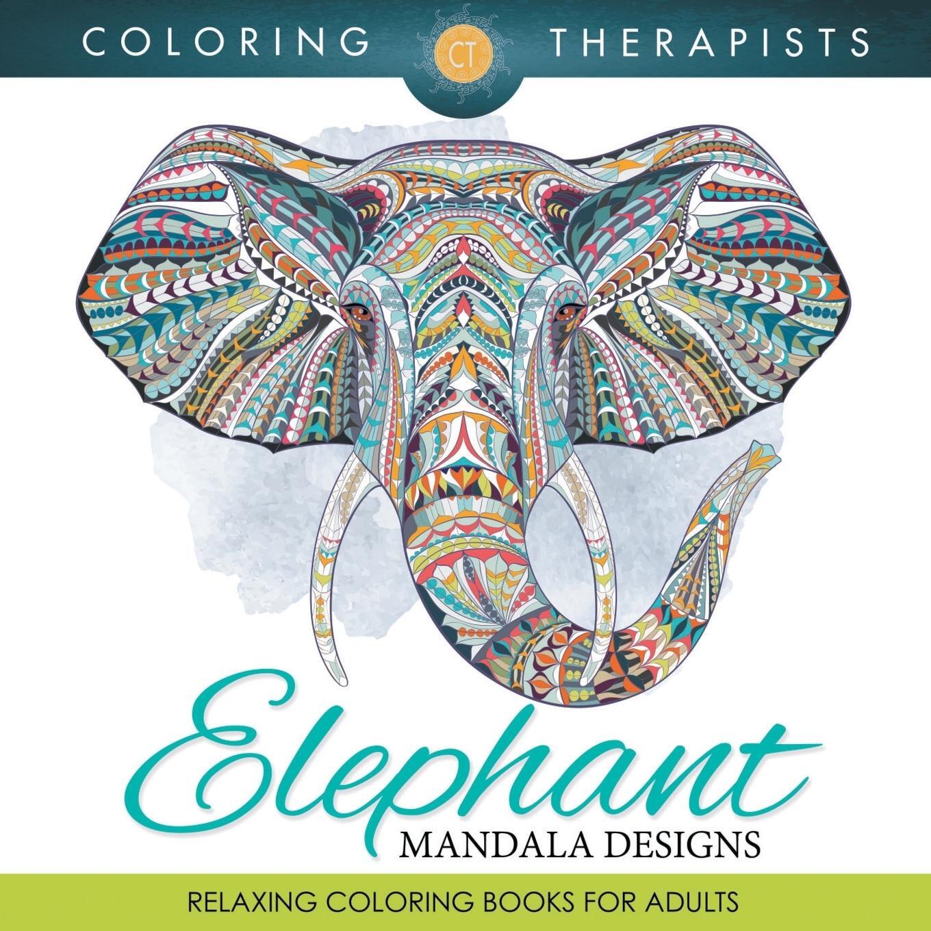 Cover: 9781683681267 | Elephant Mandala Designs | Relaxing Coloring Books For Adults | Buch