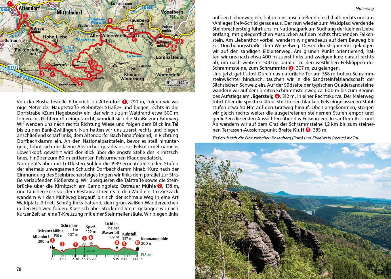 Bild: 9783763346011 | Malerweg und Dichter-Musiker-Maler-Weg | Verena Schmidt | Taschenbuch