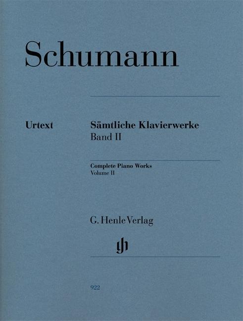 Cover: 9790201809229 | Schumann, R: Sämtliche Klavierwerke 2/Kt | Robert Schumann | Buch