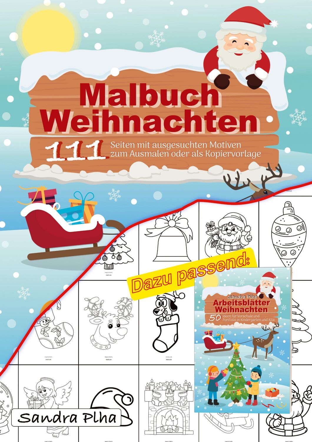 Cover: 9783384360496 | KitaFix Malbuch Weihnachten | Sandra Plha | Taschenbuch | Paperback