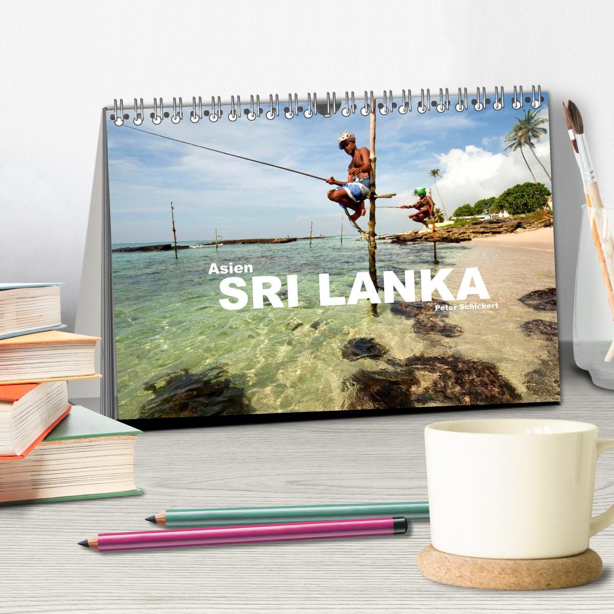 Bild: 9783435828043 | Asien - Sri Lanka (Tischkalender 2025 DIN A5 quer), CALVENDO...