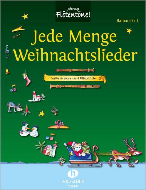 Cover: 4031659036146 | Jede Menge Weihnachtslieder | Duette für Sopran- und Altblockflöte