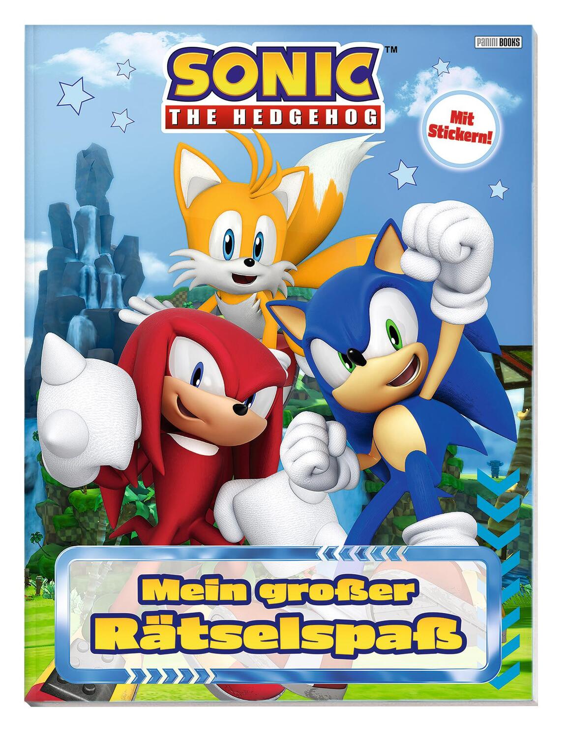 Cover: 9783833242465 | Sonic The Hedgehog: Mein großer Rätselspaß | Mit Stickern! | Panini