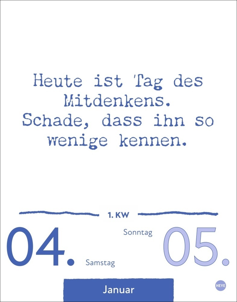 Bild: 9783756406319 | Dumme Sprüche für jeden Anlass Tagesabreißkalender 2025 | Kalender