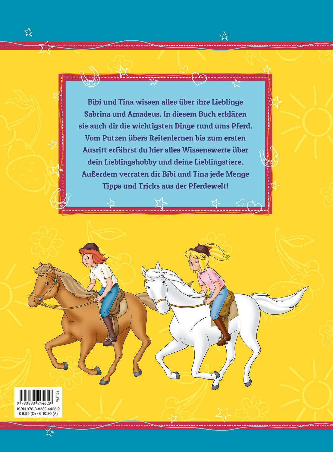 Rückseite: 9783833244629 | Bibi &amp; Tina: Pferdewissen mit Bibi &amp; Tina | Fanbuch | Marisa Reinelt