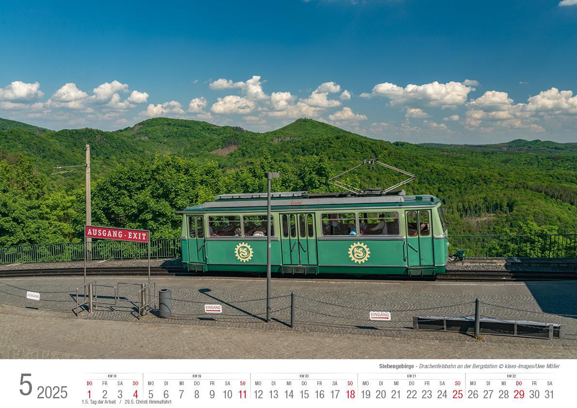 Bild: 9783965352193 | Siebengebirge 2025 Bildkalender A3 quer, spiralgebunden | Holger Klaes