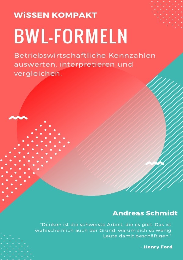 Cover: 9783745068894 | BWL-Formeln | Andreas Schmidt | Taschenbuch | 148 S. | Deutsch | 2017