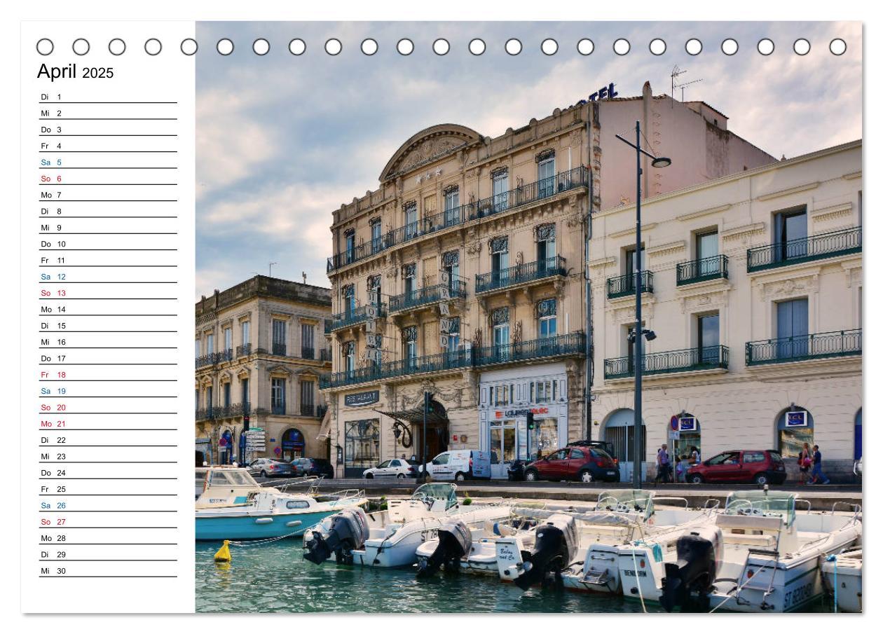 Bild: 9783435444458 | Sète - Das Venedig des Languedoc (Tischkalender 2025 DIN A5 quer),...