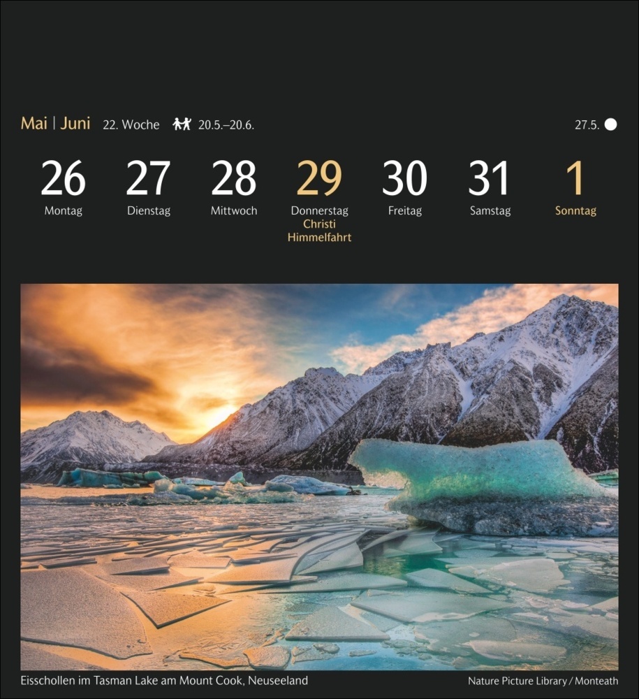 Bild: 9783840035111 | Magic Nature Postkartenkalender Kalender 2025 - Kalender mit 53...