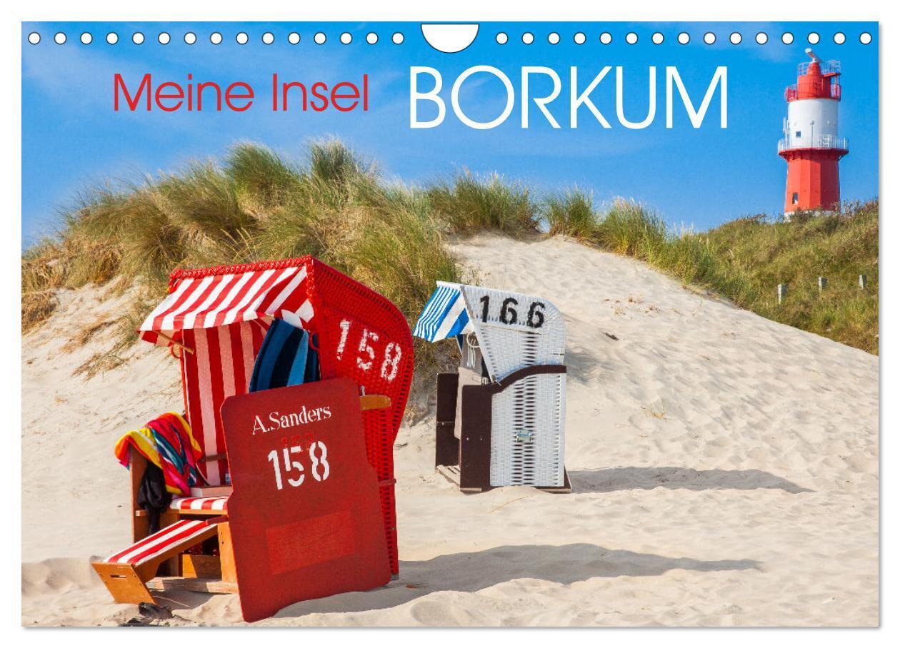 Cover: 9783675648272 | Meine Insel Borkum (Wandkalender 2024 DIN A4 quer), CALVENDO...