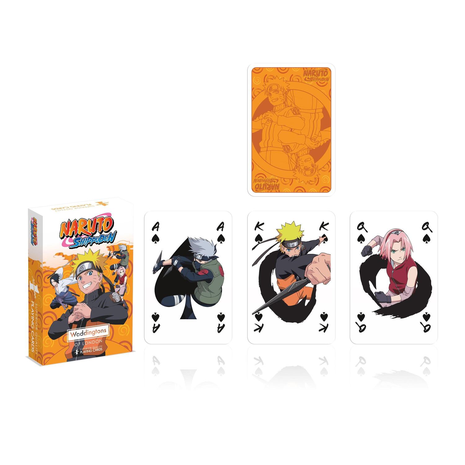 Bild: 5036905049467 | Spielkarten Naruto | Spiel | Englisch | 2023 | Winning Moves