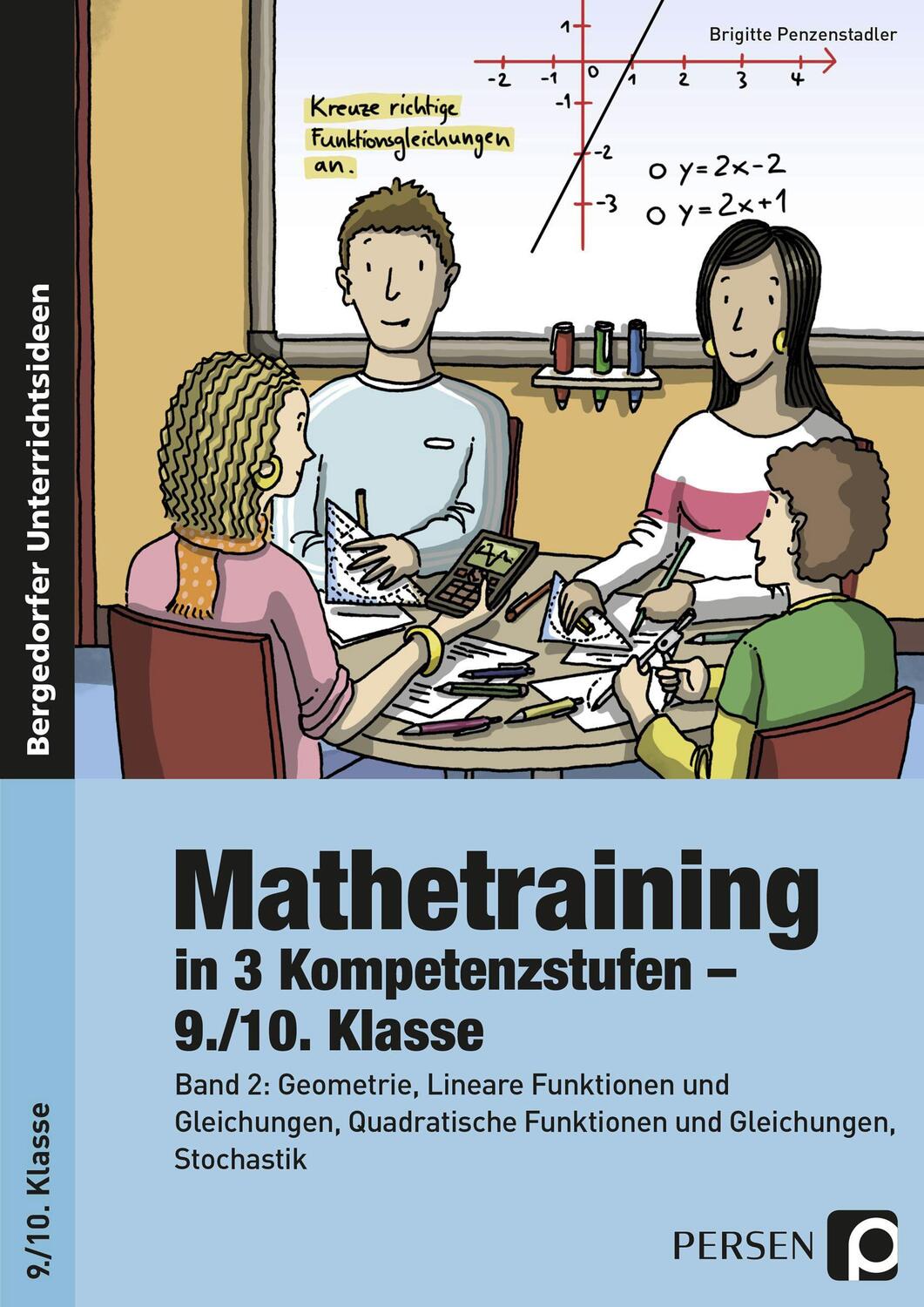 Cover: 9783403234807 | Mathetraining in 3 Kompetenzstufen - 9./10. Klasse | Penzenstadler