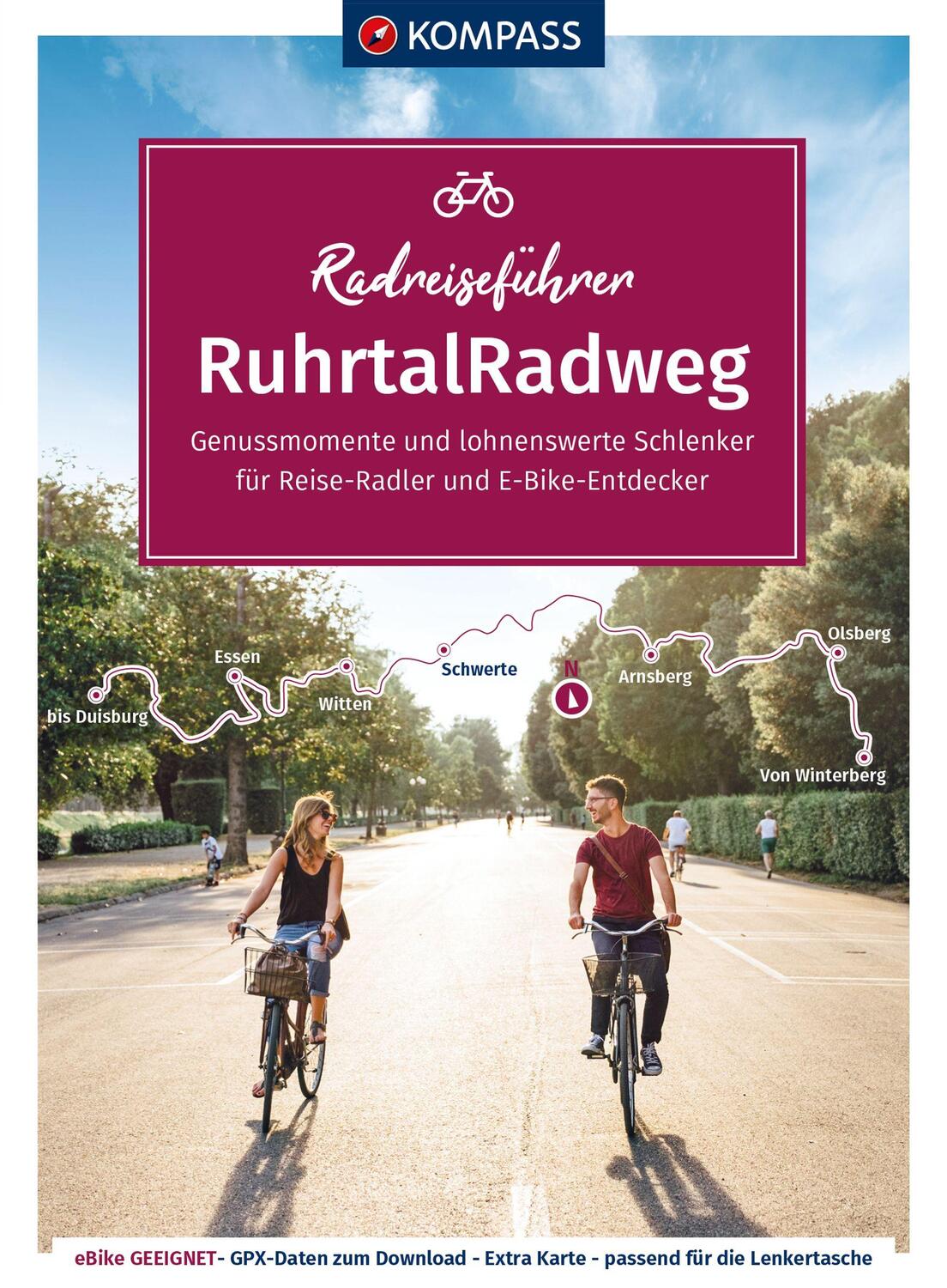 Cover: 9783991216049 | KOMPASS Radreiseführer RuhrtalRadweg | Taschenbuch | 200 S. | Deutsch