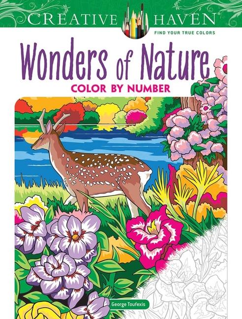 Cover: 9780486849874 | Creative Haven Wonders of Nature Color by Number | George Toufexis