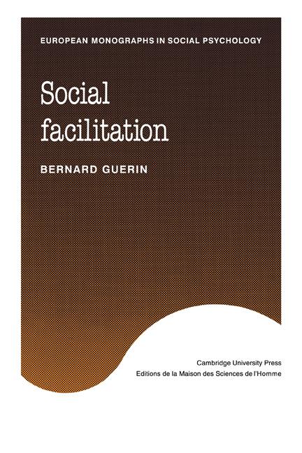 Cover: 9780521119795 | Social Facilitation | Bernard Guerin (u. a.) | Taschenbuch | Englisch