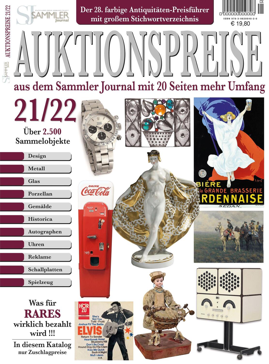 Cover: 9783982004020 | Auktionspreise 21/22 | Joscha Eberhardt | Taschenbuch | Deutsch | 2021