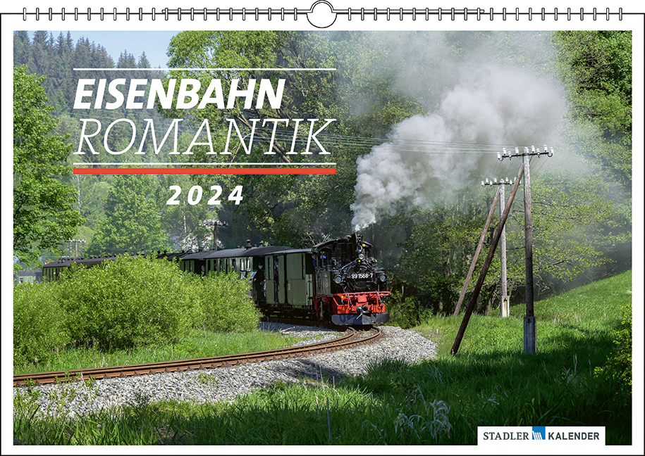 Cover: 9783861923213 | Eisenbahn-Romantik 2024 | Der Kalender zur SWR Serie | Ortloff | 26 S.