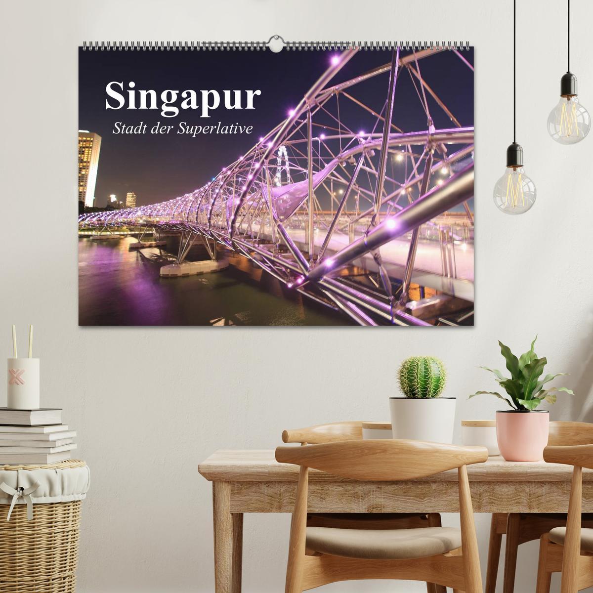 Bild: 9783435478125 | Singapur. Stadt der Superlative (Wandkalender 2025 DIN A2 quer),...