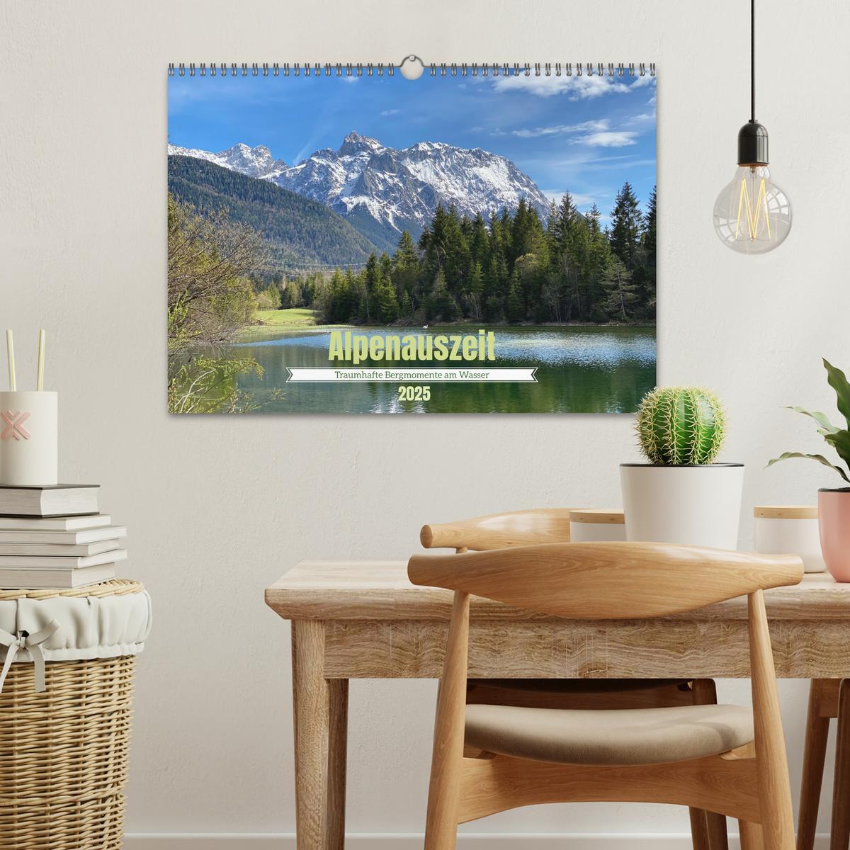 Bild: 9783383868368 | Alpenauszeit - Traumhafte Bergmomente am Wasser (Wandkalender 2025...