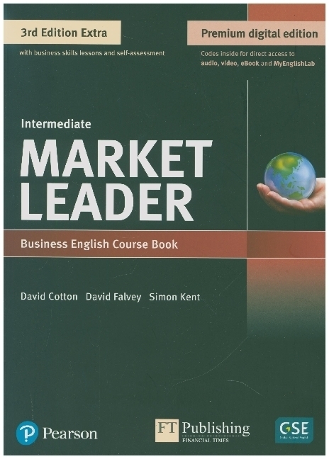 Cover: 9781292361130 | Market Leader 3e Extra Intermediate Course Book, QR,DVD & MEL Pack,...