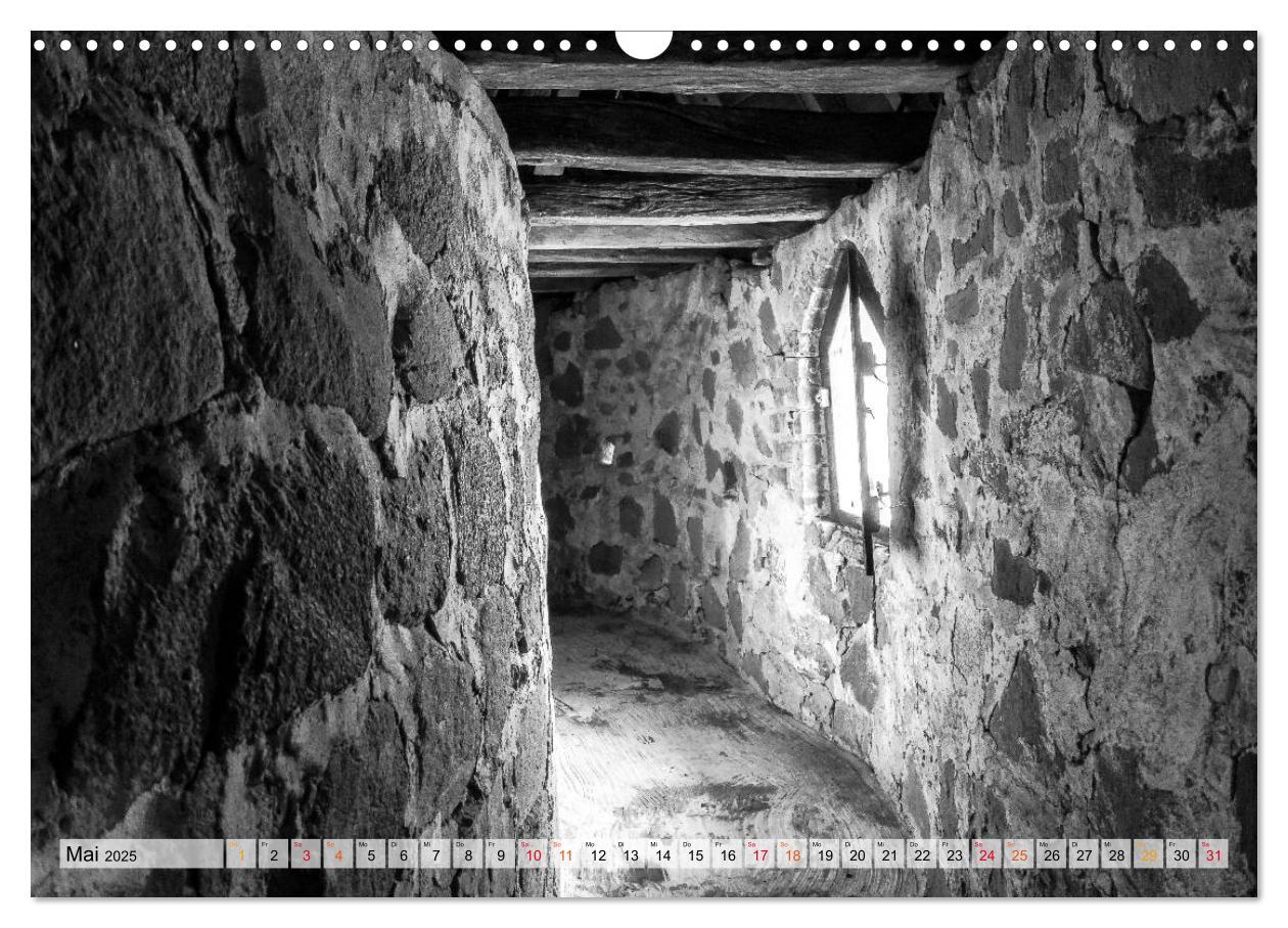 Bild: 9783435349586 | Bornholm black &amp; white (Wandkalender 2025 DIN A3 quer), CALVENDO...