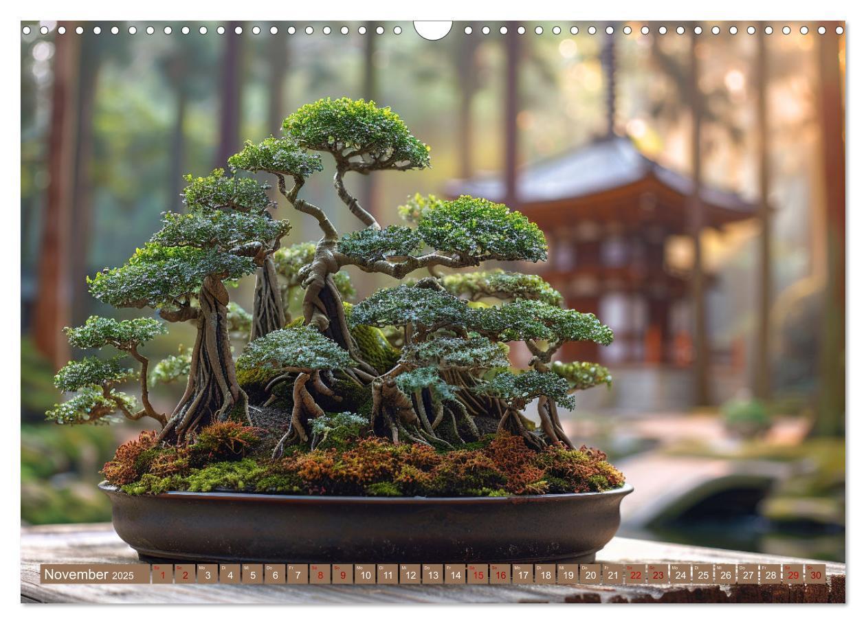 Bild: 9783383822254 | Bonsai meditativ (Wandkalender 2025 DIN A3 quer), CALVENDO...