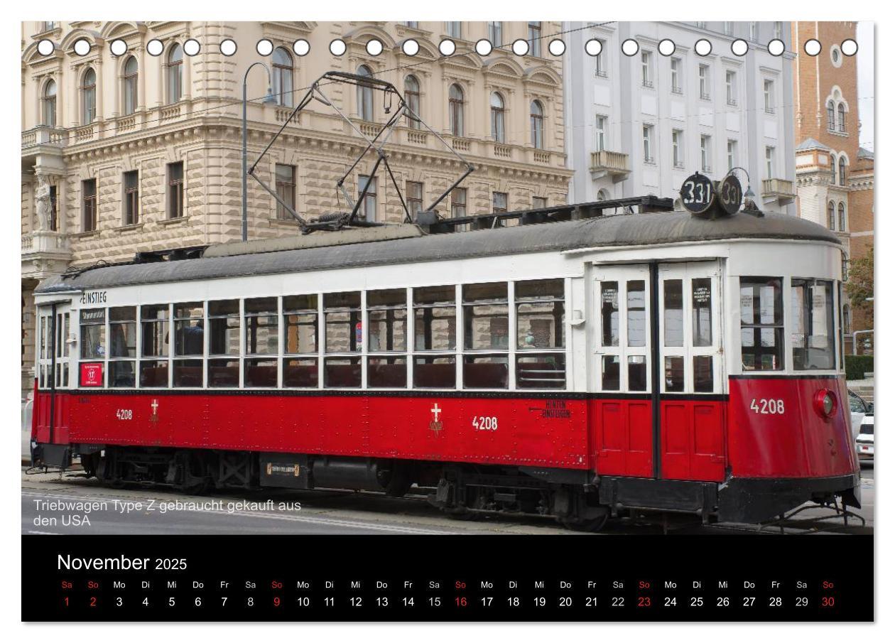 Bild: 9783435497669 | Historische Straßenbahnen in Wien (Tischkalender 2025 DIN A5 quer),...