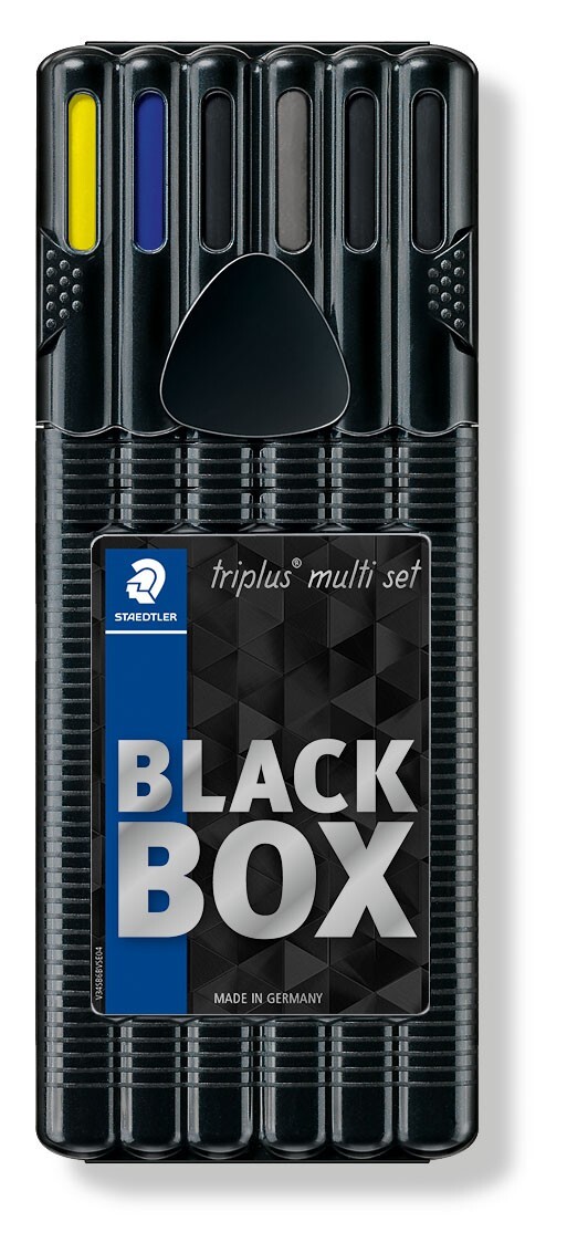 Cover: 4007817340196 | STAEDTLER Fineliner triplus® Black Box 6er Set | 34SB6B | 2020