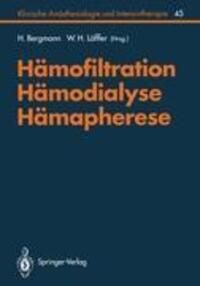 Cover: 9783540569190 | Hämofiltration, Hämodialyse, Hämapherese | W. H. Löffler (u. a.)
