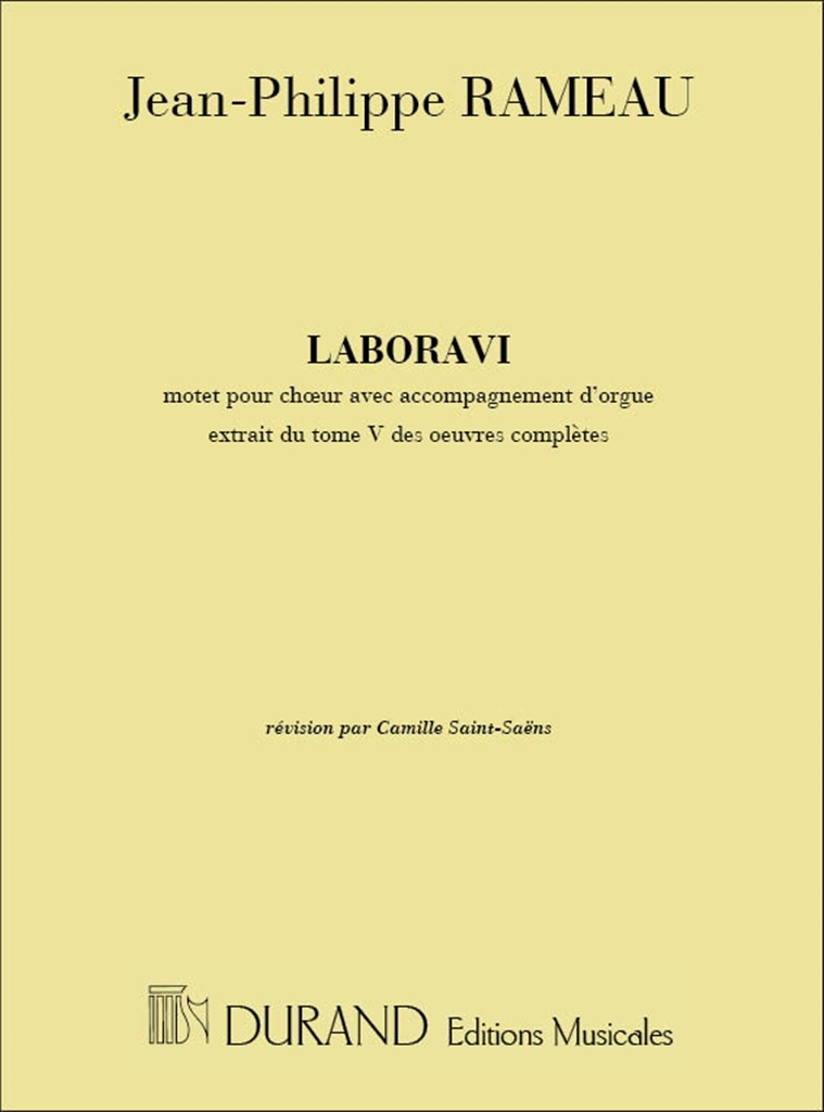 Cover: 9790044029921 | Laboravi, Motet Pour Choeur Avec Accompagnement | Jean-Philippe Rameau