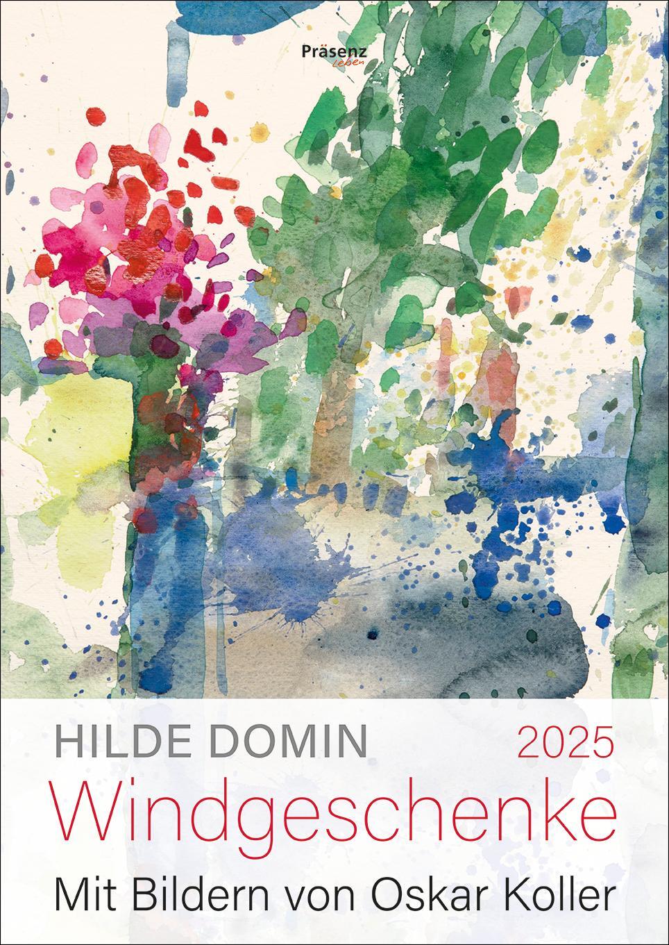 Cover: 9783985490240 | Windgeschenke 2025 | Hilde Domin | Kalender | Spiralbindung | 14 S.