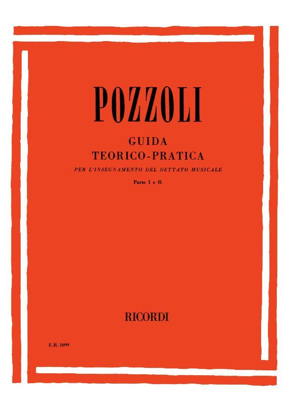 Cover: 9790041810997 | Guida Teorico-Pratica 1-2 | Ettore Pozzoli | Buch | 1984 | Ricordi