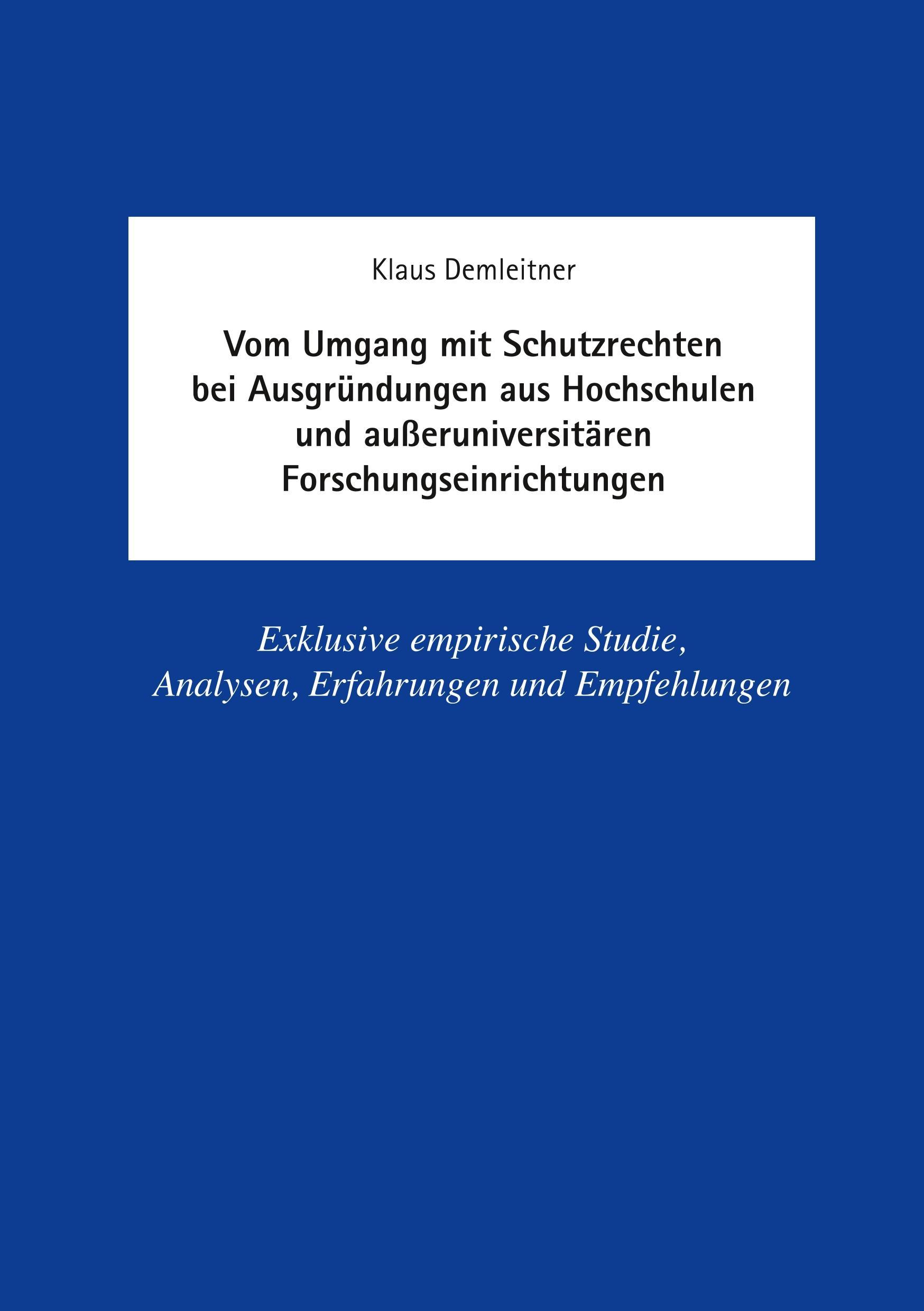 Cover: 9783743175884 | Vom Umgang mit Schutzrechten bei Ausgründungen aus Hochschulen und...